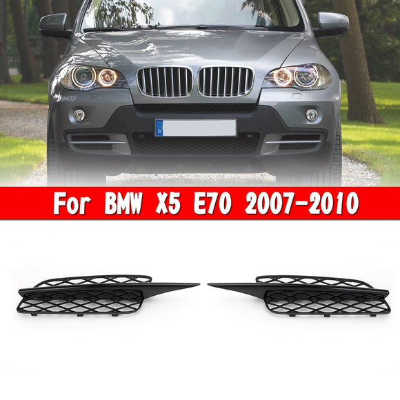 BMW 2007-2010 X5 E70 xDrive30i/xDrive48i/xDrive35i/xDrive35d Coppia Griglia Paraurti Anteriore Fendinebbia