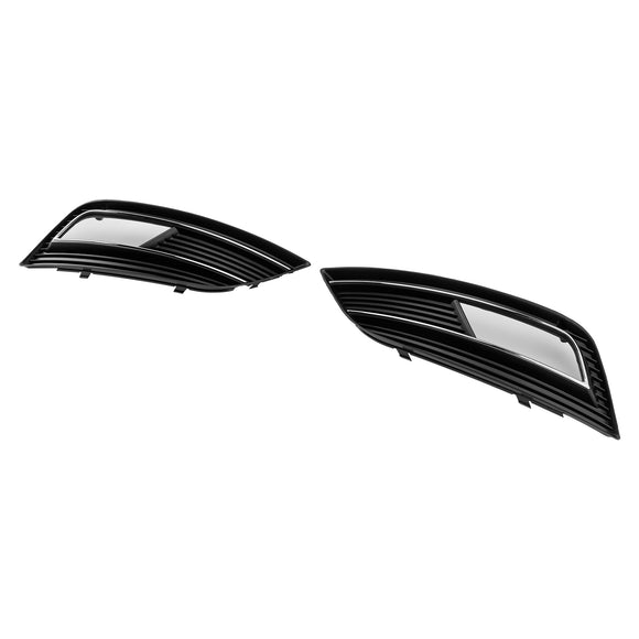 Rejilla de cubierta de luz antiniebla estilo S4, compatible con parachoques estándar Audi A4 B8.5 2013-2015