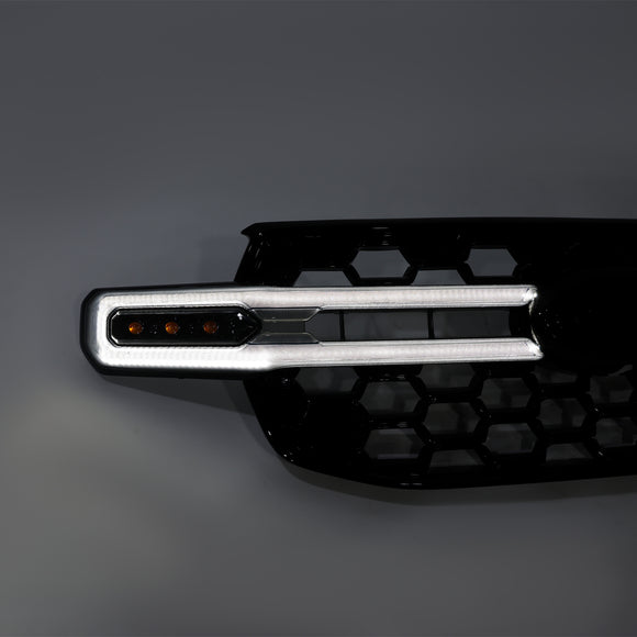 Ford Ranger Next Gen T9 2023-2025 Griglia paraurti anteriore Griglia nera con luce LED