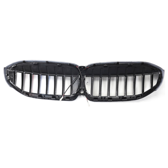 Parrilla de riñón negra 51138072085 compatible con BMW Serie 3 G20 2019-2022 estilo M