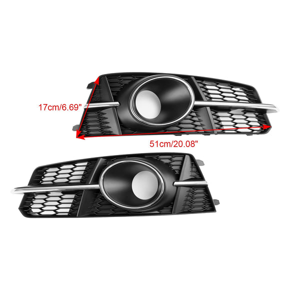 2016–2018 Audi A6 C7 A6l Nebelscheinwerfer vorne Stoßstange unterer Grill 4G0807681AG 4G0807682AG Generisch