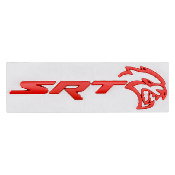Emblema della decalcomania del portellone posteriore SRT Hellcat per il distintivo del coperchio del bagagliaio Dodge Durango Charger Challenger