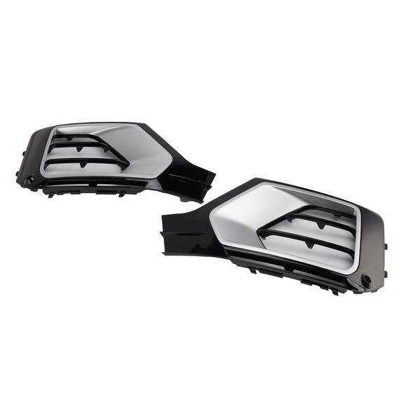 2016-2020 Audi Q2 Standard 2PCS Paraurti Anteriore Griglia Inferiore Fendinebbia Nero Griglia di Copertura 81A807681G 81A807682G