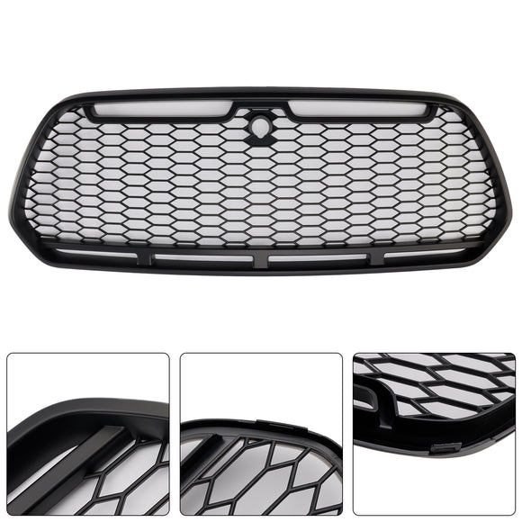 Matt Black Front Bumper Grill Grille Fit Ford Transit MK8 2015-2018 Raptor