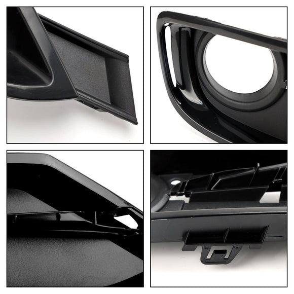 BMW 2013-2015 (año especificado) Serie 3 F30 320i 328d 335i 2 cubiertas de rejilla de luz antiniebla del parachoques delantero