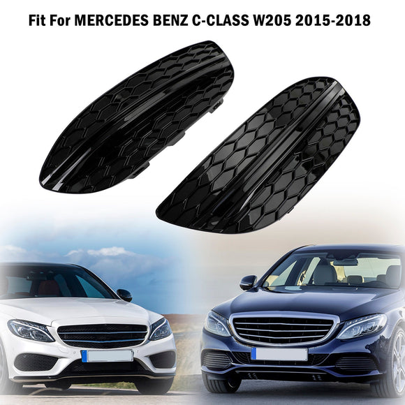 Mercedes Benz 2015-2018 C-Class W205 Base Sedan 14475205 2PCS Front Fog Light Cover