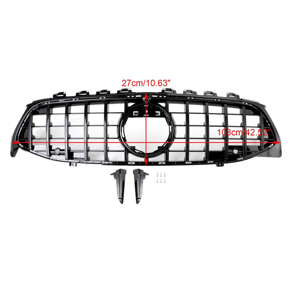 2019-2023 Mercedes Benz CLA-Klasse W118 C118 CLA180/200/220/250 Frontstoßstangengrill, schwarz glänzend, Grill im GTR-Stil