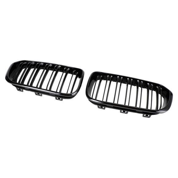 Griglia con rene anteriore, griglia nera lucida per BMW Serie 1 F20/F21 116d/118d/120d/118i/125i 2015-2017