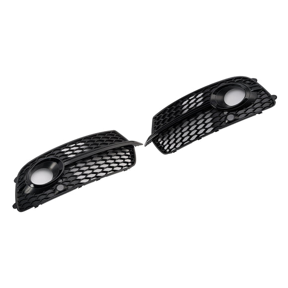 Audi Q5 S-Line/SQ5 2013-2017 Parachoques delantero Luz antiniebla Parrilla Cubierta inferior Rejilla de repuesto negra