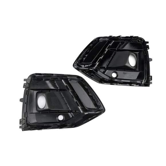 Audi Q5 S Line/SQ5 2021-2025 Cubierta de parrilla de lámpara antiniebla delantera negra