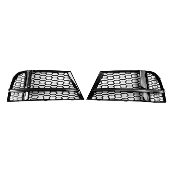 2017-2020 Audi A3 S-Line / S3 8V Honeycomb Lower Grill Front Bumper Fog Light Lower Black Cover Grille 8V3807681AE 8V3807682Q