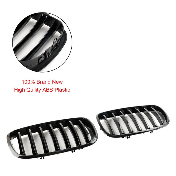 BMW 2007-2013 X5 E70 51137157687 51137305589 Paraurti anteriore griglia a rene nero lucido