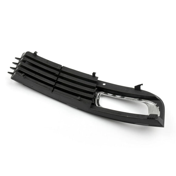 2008-2010 Audi A8 D3 Pair Lower Front Bumper Grille Fog Light Grill Chromed Black