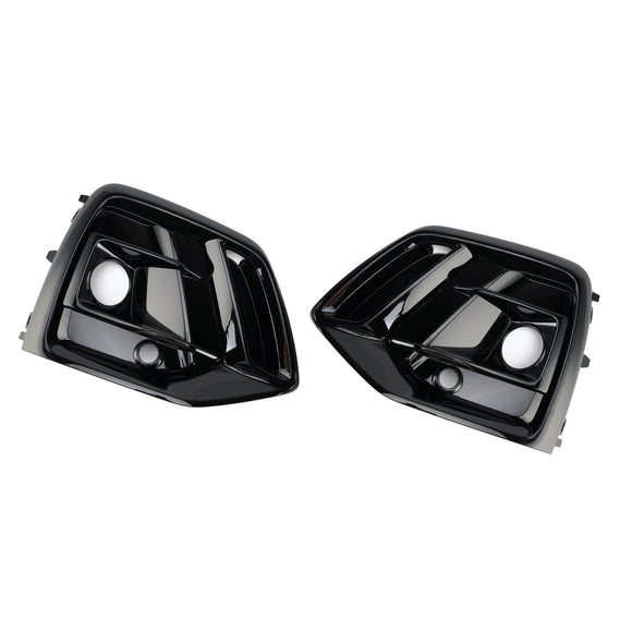 Audi Q5 S Line/SQ5 2021-2025 Cubierta de parrilla de lámpara antiniebla delantera negra