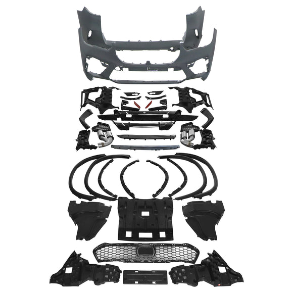 Body Kit Bumper Fit BMW X5 G05 2018+ Upgrade BMW X5M F95 2022 W/Grille