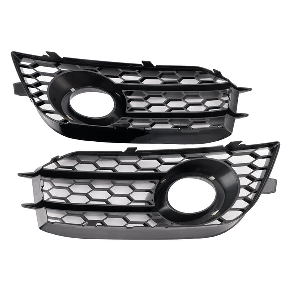 Audi A1 8X 2010-2014 Griglia fendinebbia paraurti anteriore a nido d'ape nera Griglia di copertura inferiore 8X0807681A 8X0807682A