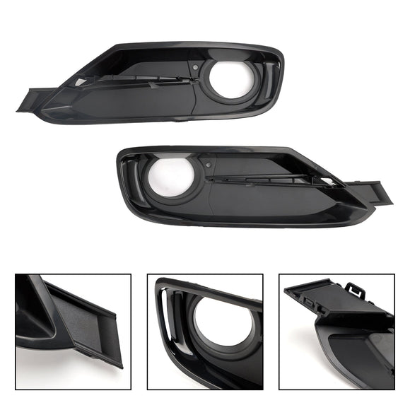 2013-2015 BMW 3 Series 320i 320i xDrive 2.0L L4-Gas 2 cubiertas de rejilla de luz antiniebla para parachoques delantero
