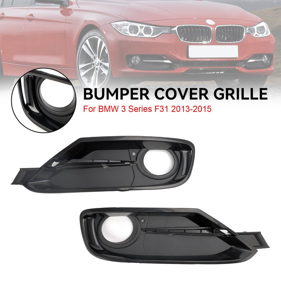 BMW 3er 2014–2015 328d 328d xDrive 2 Stück Frontstoßstangen-Nebelscheinwerfer-Gitterabdeckungen