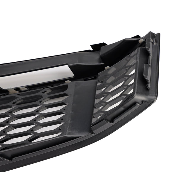 Audi A4 Sline/S4 B9 2016-2018 2 STÜCKE Wabengitter Unterer Kühlergrill Frontstoßstange Nebelscheinwerferabdeckung Schwarzer Grill 8W0 807 681 F 8W0 807 682 F