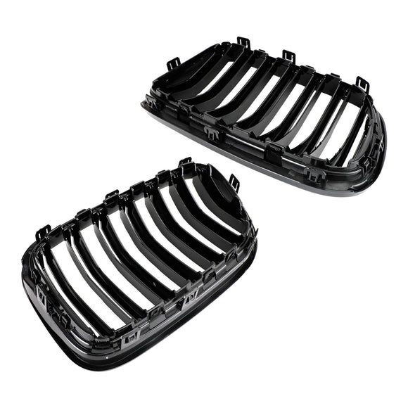2010-2014 BMW X3 F25 xDrive28i/xDrive35i/xDrive20d/xDrive30d Griglia nera lucida Rene paraurti anteriore