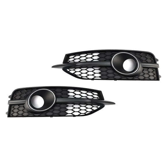 Audi A7 S-Line/S7 2012-2015 parachoques delantero negro rejilla de luz antiniebla cubierta de parrilla inferior de panal 4G8807681C9B9 4G8807682C9B9