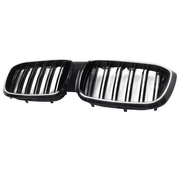 Parrilla de malla frontal para BMW X4 G02 X3 G01 G08 2018-2021 Pre LCI