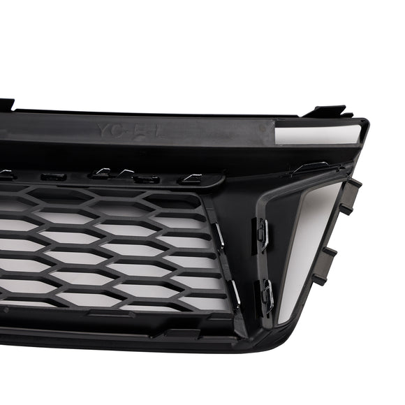 2016-2018 AUDI A4 S-Line/S4 B9 2 pezzi Griglia di copertura fendinebbia di ricambio Griglia nera cromata