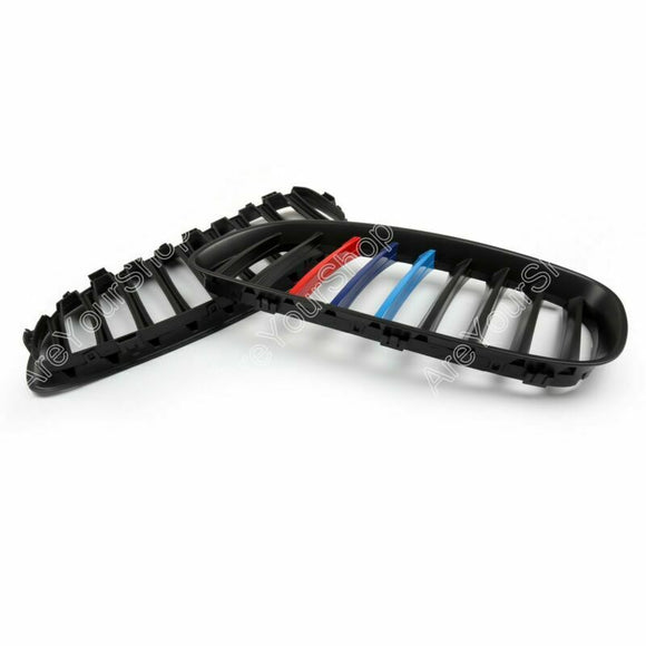 BMW 2009-2016 Z4 E89 28i 30i 35i 35is 2 piezas M-Color parrilla delantera tipo riñón parrilla negra mate