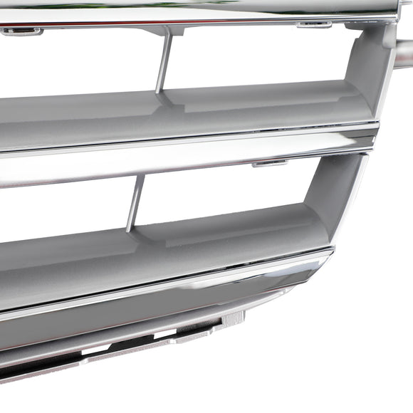 Mercedes Benz Clase C 2008-2014 W204 Parrilla delantera negra/cromada con estrella LED C250/C300/C350