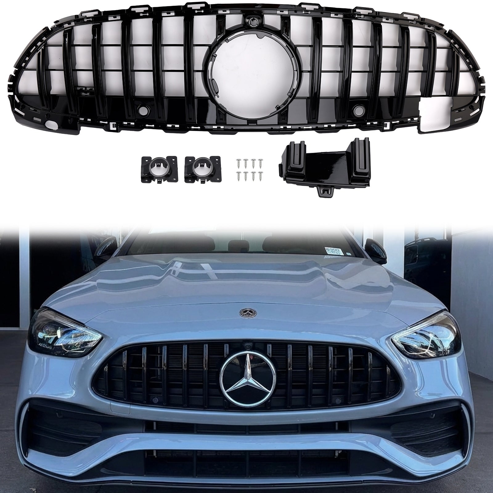 2021.6-2023 Mercedes Benz C-class W206 S206 GT Style Grill Front