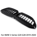 Griglia di ricambio per paraurti anteriore nera per BMW Serie 3 G20 2019-2020-10