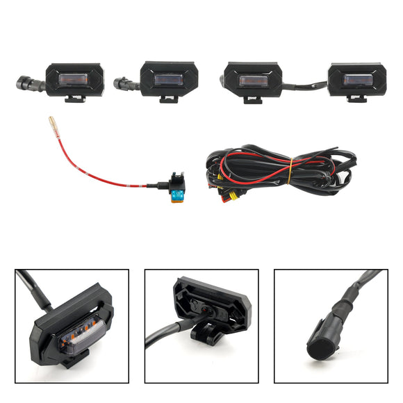 Toyota Tacoma TRD Off Road & TRD Sport 2020-2023 - Conjunto de 4 Luzes de LED para Grade (Genéricas)