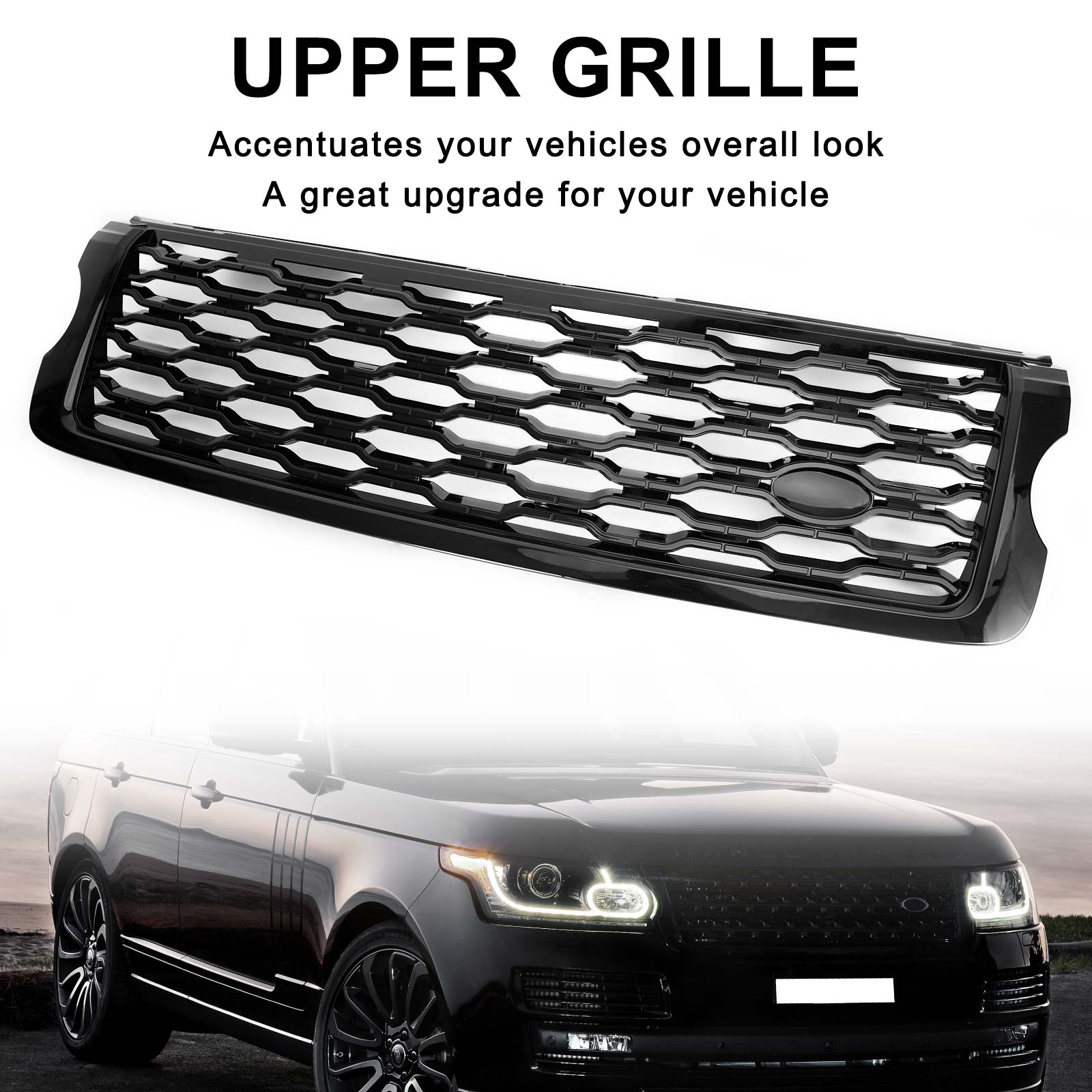 Remplacement de la grille supérieure du pare-chocs avant du Land Rover 2013-2017 Range Rover Vogue L405