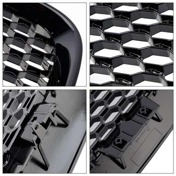 2016–2020 Jaguar F-PACE X761 glänzend schwarzer Kühlergrill vorne Stoßstange Ersatz-Netzgrill