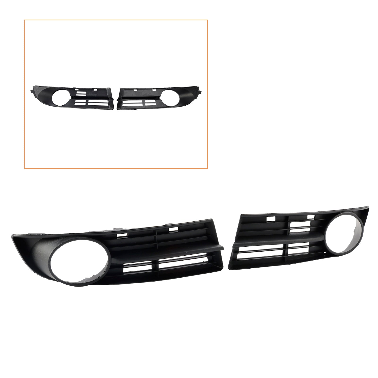 Grille de phare antibrouillard pour pare-chocs avant VW Caddy Life 2004-2010 et Touran 2003-2006