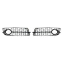 Audi TT MK2 2007-2010 Honingraat 2 STKS Mistlamp Cover Grille Voorbumper Lagere Zwarte Grill 8J0807682 8J0807681-8