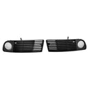 Audi A6 C5 1998-2001 2PCS Front Lower Bumper Grill Fog Light Cover Grille-1
