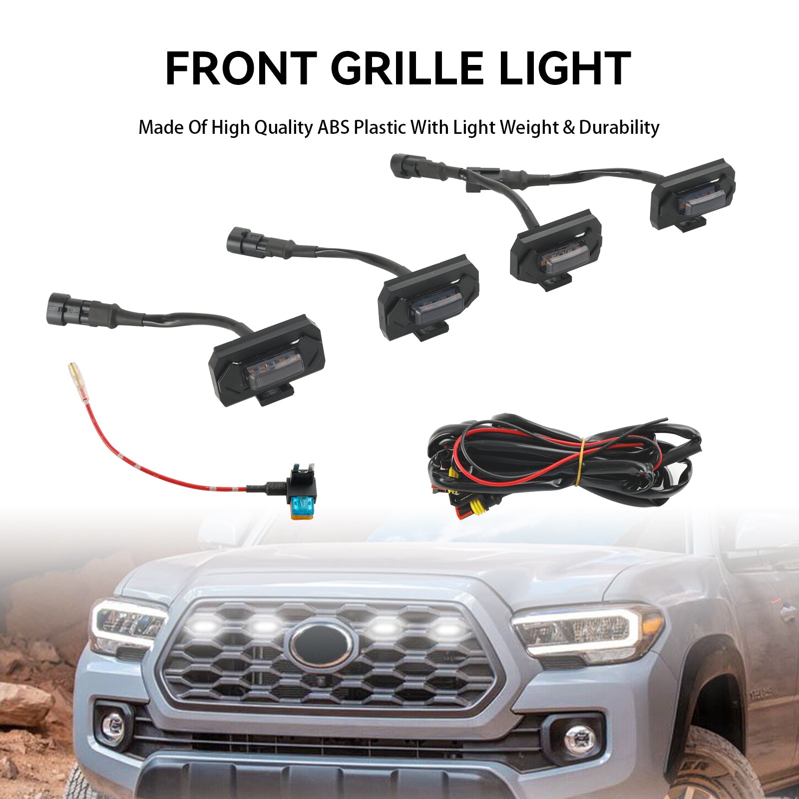 Toyota Tacoma TRD Off Road &amp; TRD Sport 2020-2023 4PCS Feux de calandre LED génériques