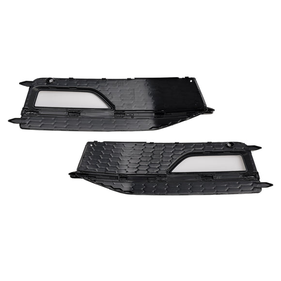 Couvercle de lampe antibrouillard pour pare-choc, 2 pièces, calandre adaptée à Audi A4 s-line S4 2013 – 2015
