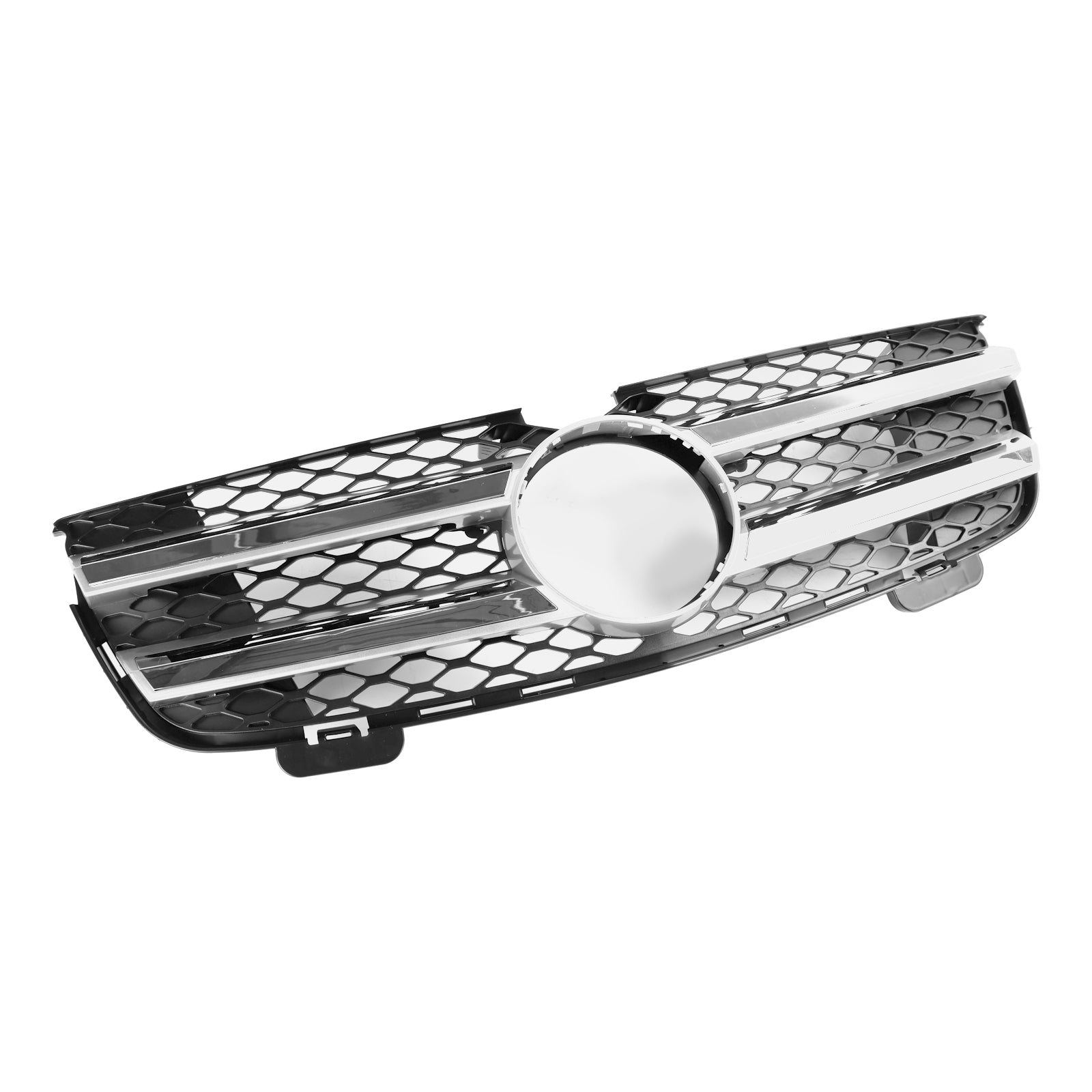 Grille de pare-chocs avant en chrome noir pour Mercedes Benz Classe GL X164 GL320 2007-2009