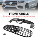 Mercedes Benz Clase GLS X167 GLS450/580 GT 2020-2023 Rejilla de parachoques delantero Parrilla negra estilo GT-4