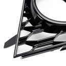 Audi RS7 2014–2018 Paar Frontstoßstangen-Nebelscheinwerfer-Lampenrahmen-Gitterabdeckungen-6