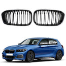 2015-2017 BMW 1 Series F20/F21 116d/118d/120d/118i/125i Front Kidney Grill Gloss Black Grille-1