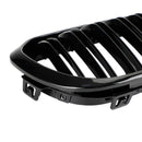 2015-2017 BMW 1 Series F20/F21 116d/118d/120d/118i/125i Front Kidney Grill Gloss Black Grille-8