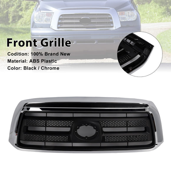 Mattschwarzer Chrom-Frontstoßstangengrill, passend für Toyota Tundra 2006–2009
