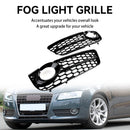 Audi A5 Standart 2007-2012 Pair Honeycomb Front Fog Light Cover Grille 1522024-5