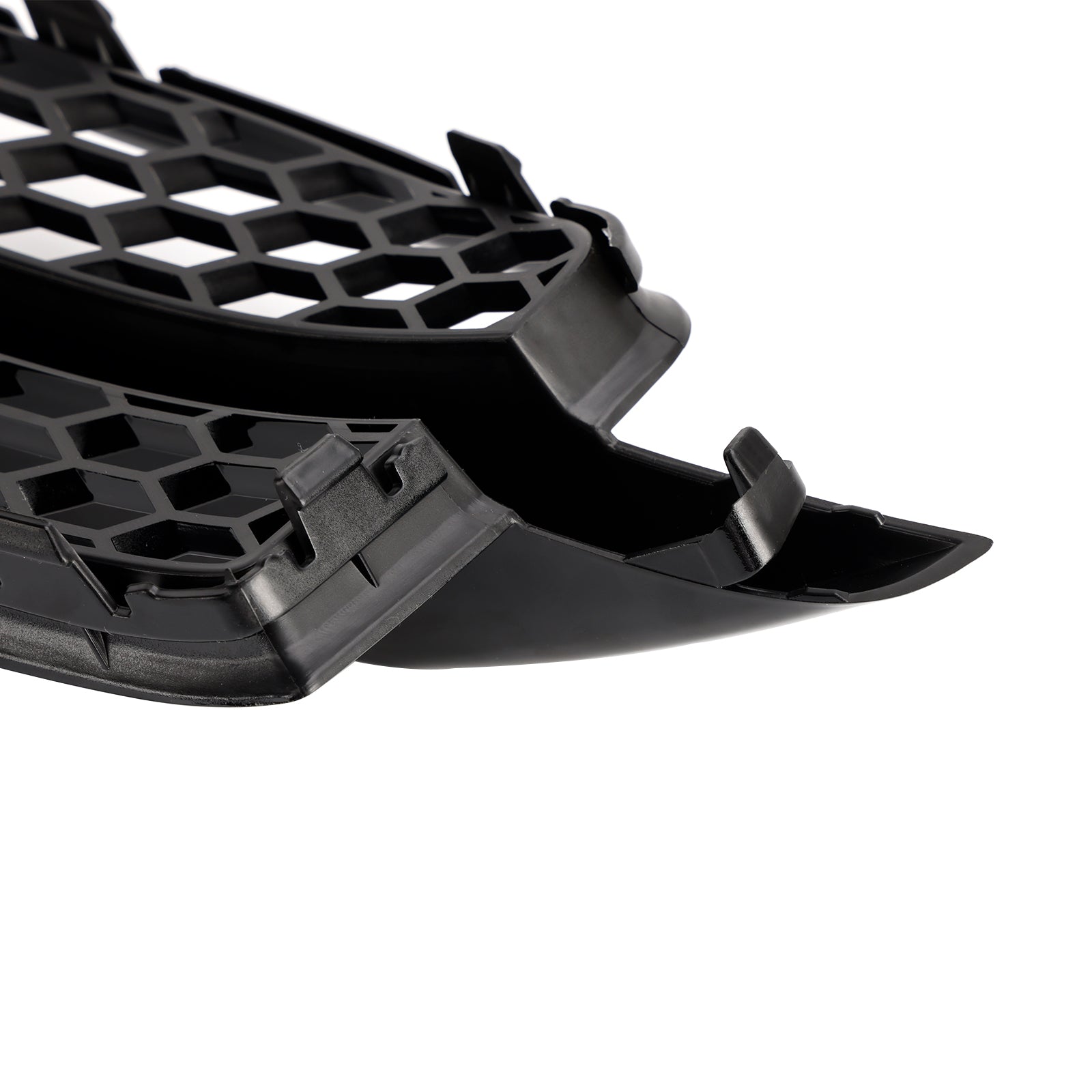 2011-2014 Audi A1 S-Line 8x 2PCS BURGLE BUTUR PAUDRE BABLE COUVERTURE COURNE BLACK HEALKCOMB