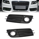 Audi 2008-2012 A4 S-Line S4 gauche + droite pare-chocs avant noir antibrouillard calandre-1