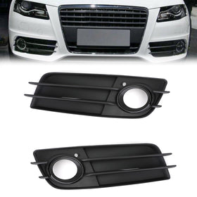 Audi 2008-2012 A4 S-Line S4 Left+Right Front Bumper Black Fog Light Grille CoverAuto & Motorrad: Teile, Auto-Ersatz- & -Reparaturteile, Karosserieteile!