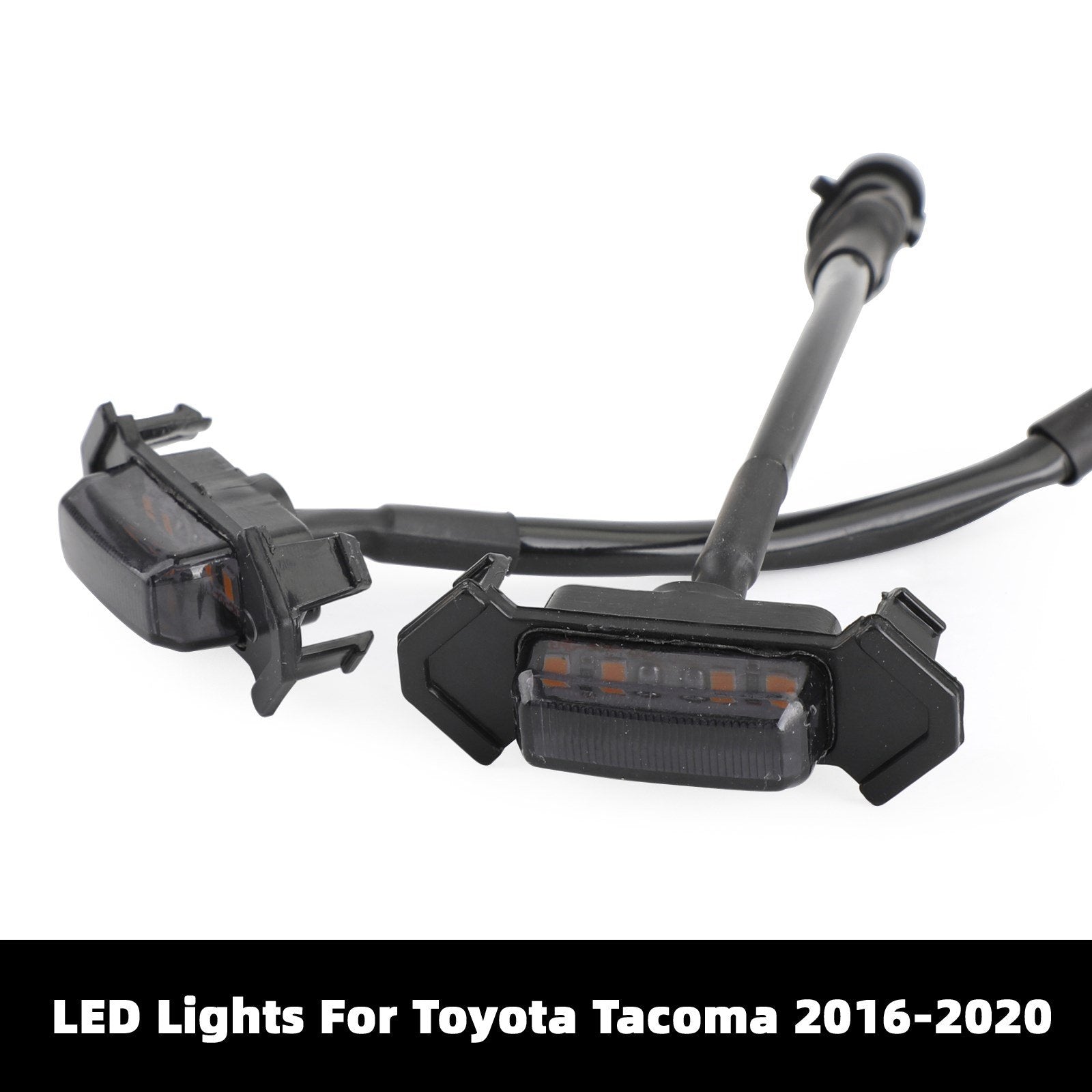 Toyota 2016-2020 Tacoma PT228-35170 fumée 4 pièces/ensemble lumières LED adaptées à la calandre de pare-chocs avant